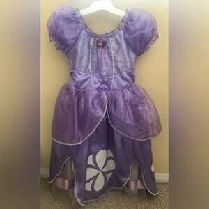 Disney Store Brand Princess Sofia the First  Purple Dress Costume Girls Size 5/6